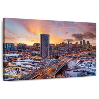 Coucher de soleil d'hiver Sireci Denver