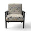 Fauteuil d'appoint rembourré Boho