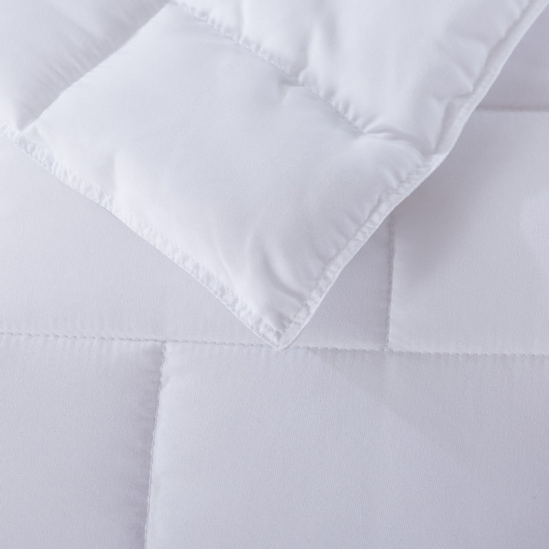 Twin White Down Alternative Subway Tile Stitch Blanket