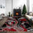 Galaxy Series Abrstract Black/Gray/Ivory/Beige Area Rug-91616541