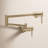 Modern Brushed Gold Pot Filler Kitchen Faucet, Wall Mount Kitchen Faucet, Champagne Bronze-23800850