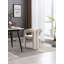 Ensemble confortable de chaises d'appoint rembourrées en velours pour divers espaces-1672024917