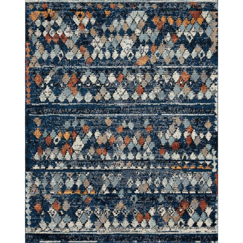 Tapis bleuet Victorville, Rectangle 8 pi x 10 pi