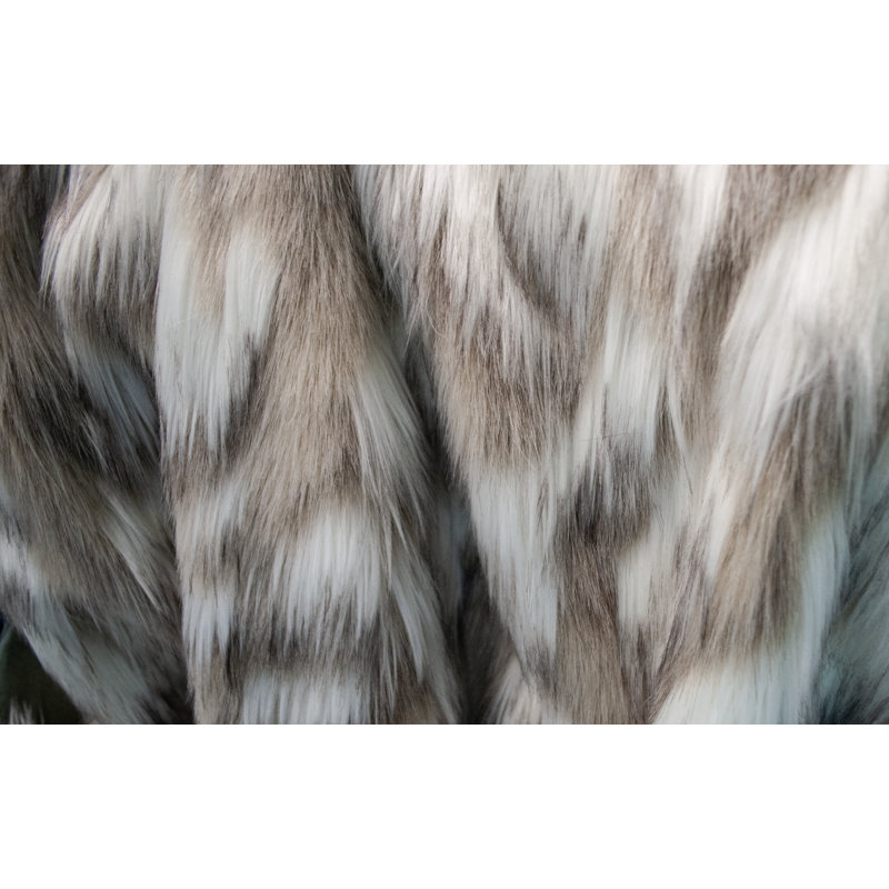 Thomas Collection® Luxury Ivory Beige Soft Faux Fur Throw in Assorted Sizes, 90" W x 108" L