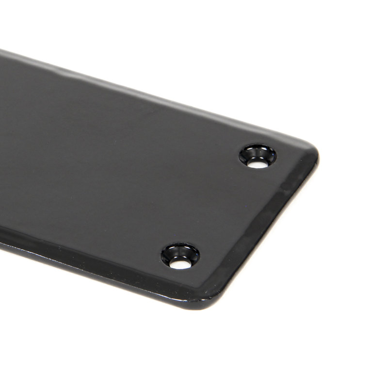Plain Fingerplate Door Accessory, Black
