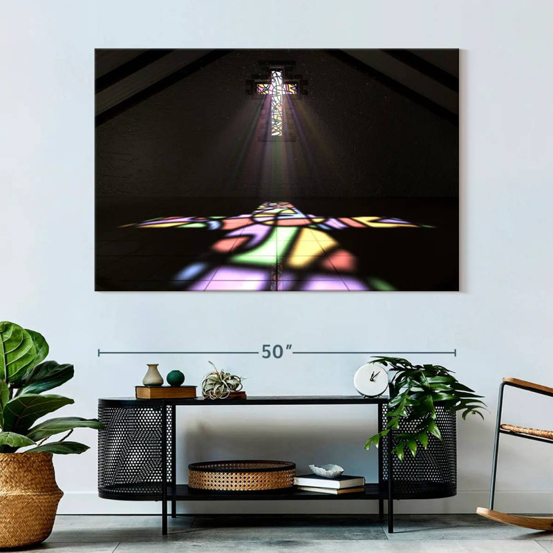 Adella Cross Of Light, 34" H x 51" W
