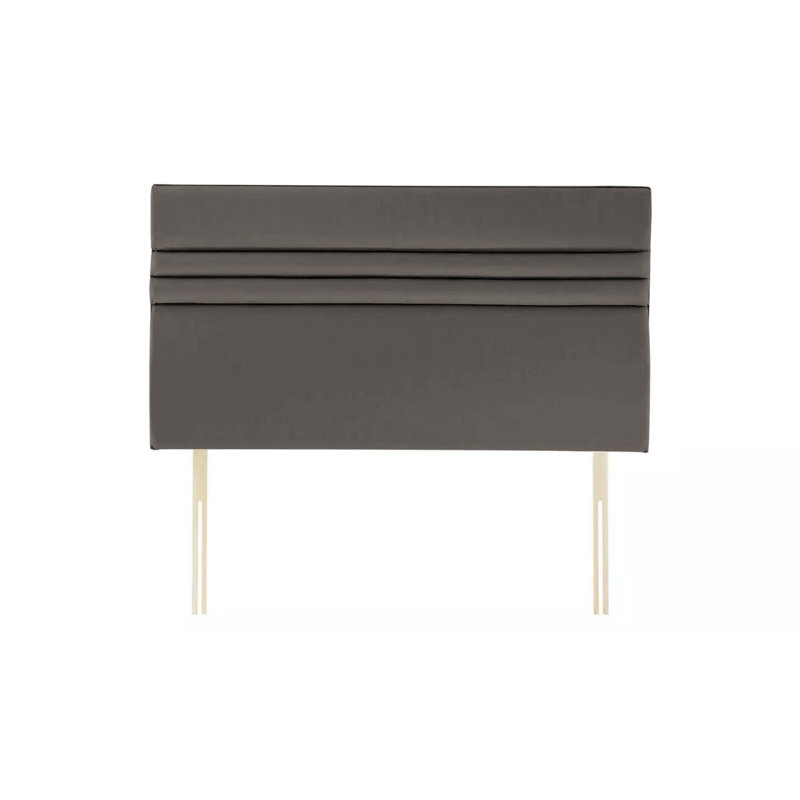 Upholstered Headboard, Grey, Small Single (2'6)