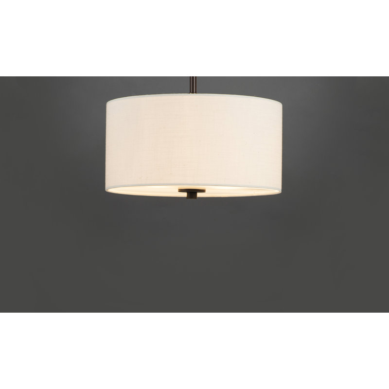 Alceo 2 - Light Drum Pendant, Oil Rubbed Bronze