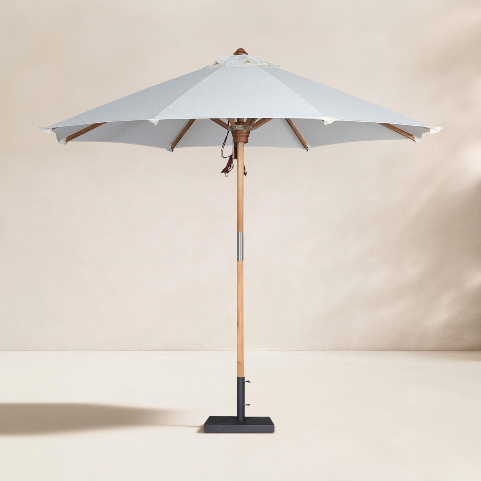 Nadira 9.8' Umbrella, Cream