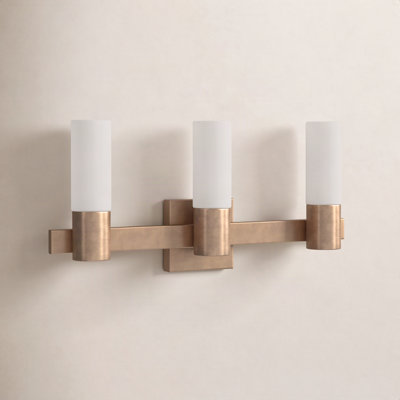 Tremper 3 Light Frosted Dimmable Vanity Light