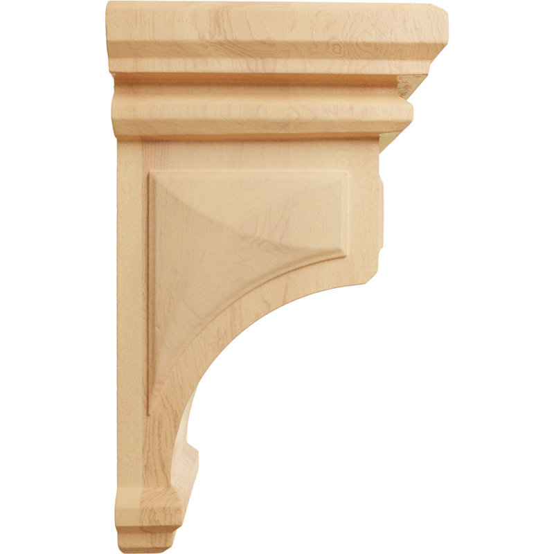 Corbeau Woodruff, H 12 po x l 6 po x P 6,75 po, Chêne rouge