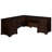L-Shaped Solid Wood Base Executive Desk