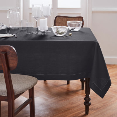 Medium Weight Hemstitch Linen Tablecloth