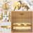 32-light Dimmable Round Crystal Hanging Light Modern Chandeliers