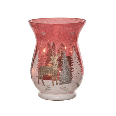 Lampe de bureau en verre Hogsett