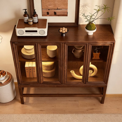 Multi-Functional Solid Wood Sideboard