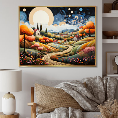 Maricha Farmhouse Farmstead Abstraction Pointillism III - impression