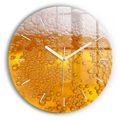 Glass Wall Clock