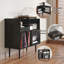 Meuble de rangement en vinyle avec étagère audio, meuble tourne-disque pour salon, chambre à coucher, bureau, petits espaces-688063369