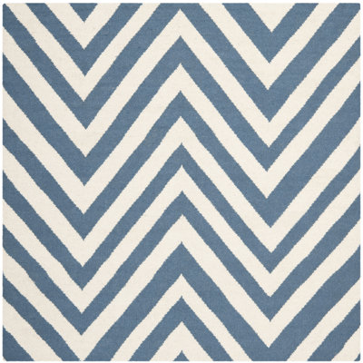 Leilani Chevron Wool Hand Woven Area Rug