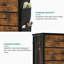 5-Drawer  Chest Of Drawers 45Cm W Bedroom Drawers-583437355