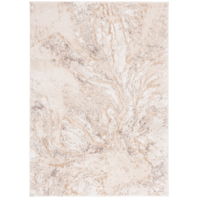Davidsville Performance Abstract Rug, Rectangle 5'3" x 7'6"