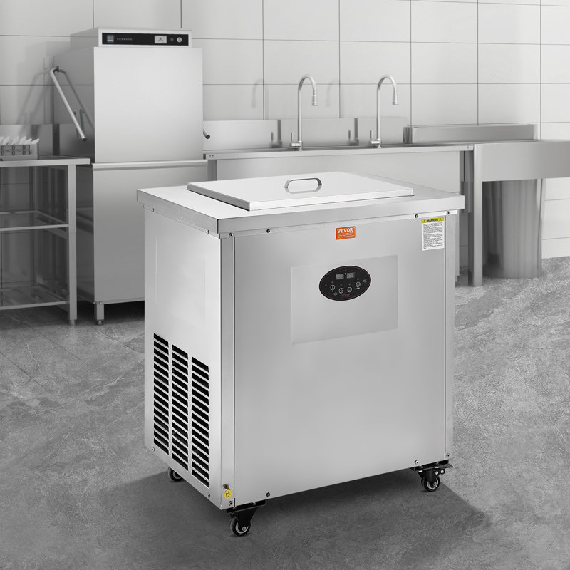 Commercial Grade Stainless Steel Ice Popsicle Machine with Hand Crank
