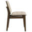 Chaise d'appoint rembourrée Redbridge crème et noyer-1432183511-1432183508