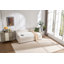 Lit de jour simple rembourré avec couchette-719601249