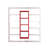 Angelien 53.43'' H x 49.21'' W Geometric Bookcase-1871565085
