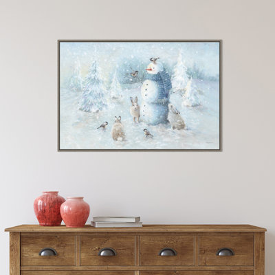 «Let it Snow 01» par Lisa Audit, reproduction d'art sur toile