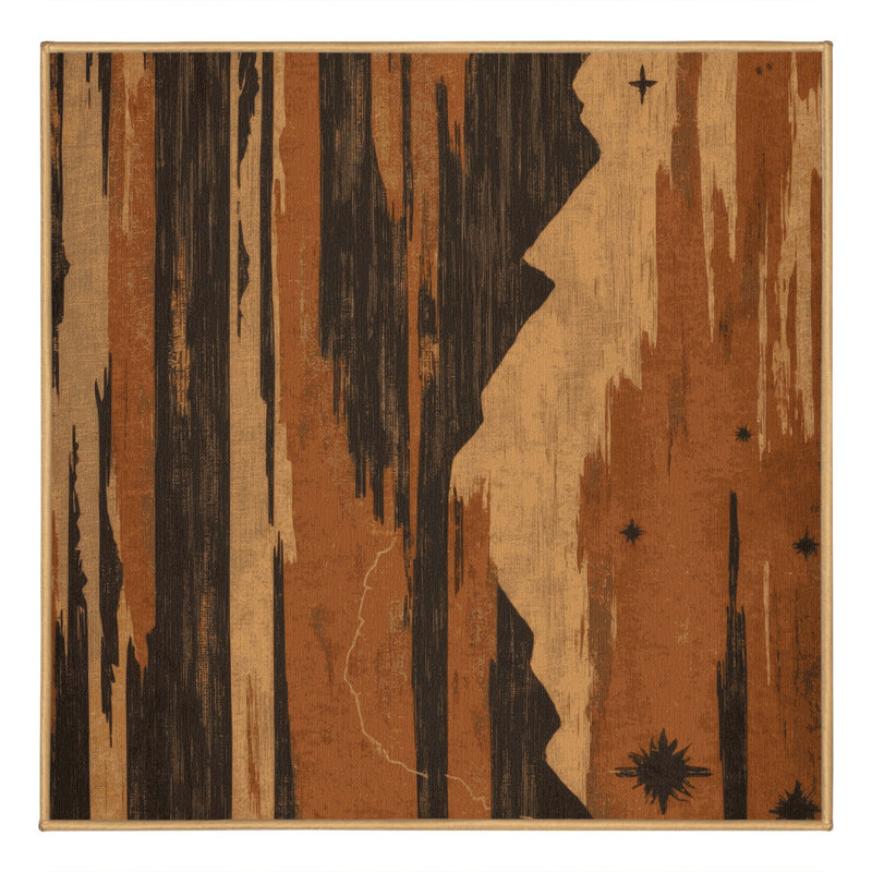 Dawnlit Crests Rug, Square 4'