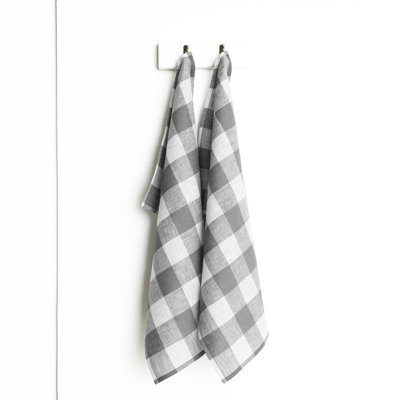 Buffalo Checks - 100% Pure Linen Kitchen Towel