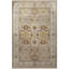 Tapis décoratif beige à motif floral frangé à motif floral traditionnel-585370176