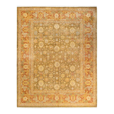 Keenan One-of-a-Kind 8' 4" X 10' 3" 2000s Wool Area Rug in Green