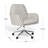 Martha Stewart Clara Upholstered Swivel Home Office Chair With Double Cushions-112163872-112163888