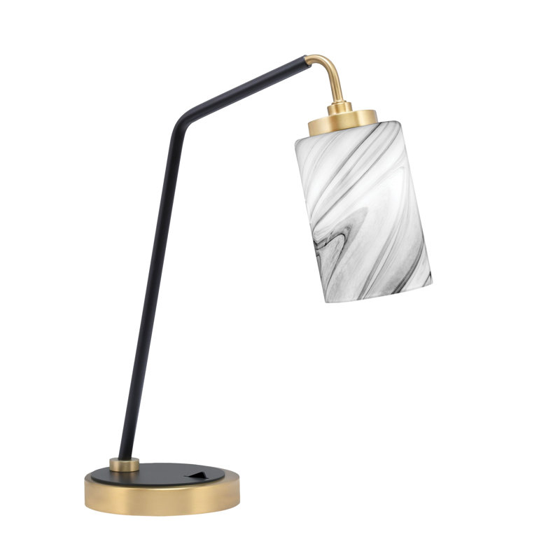 Lampe Gulcan, Noir mat / laiton