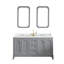 Ensemble de meuble-lavabo double 60 po Ahanu-566041993