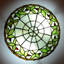 Plafonnier encastré en verre coloré 16 po