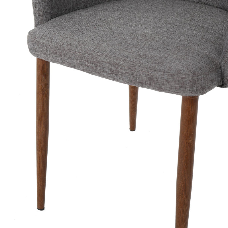 Chaise de salle à manger, Noyer, Gris clair
