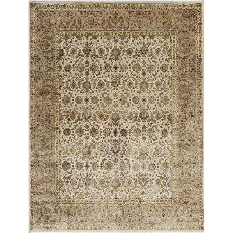 Extravagance Hand Knotted Area Rug, Rectangle 6' x 9'