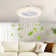 55cm LED Ceiling Fan with Remote Control and Light Kit Included