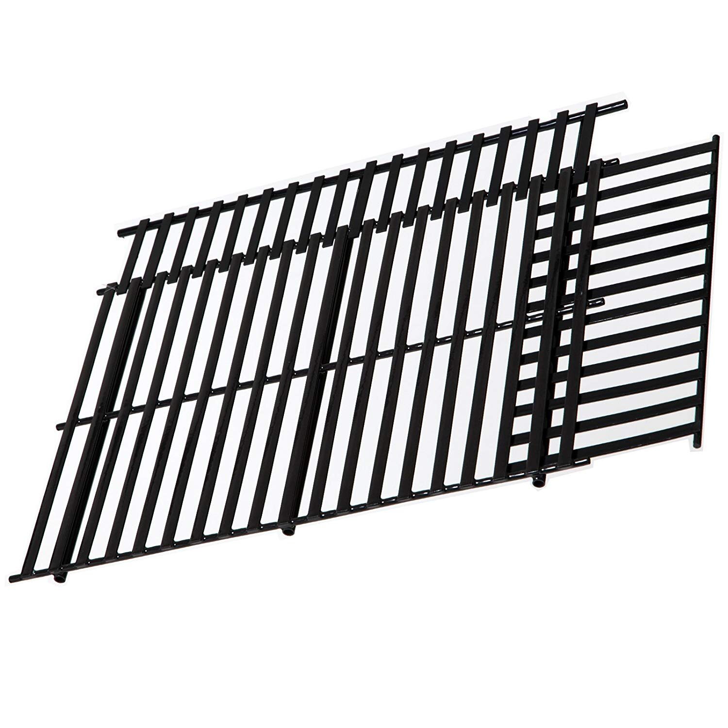 Porcelain coated outlet grill grates