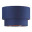 Modern Cotton Fabric Double Tier Ceiling Shade with Shiny Inner-73565374-98656001