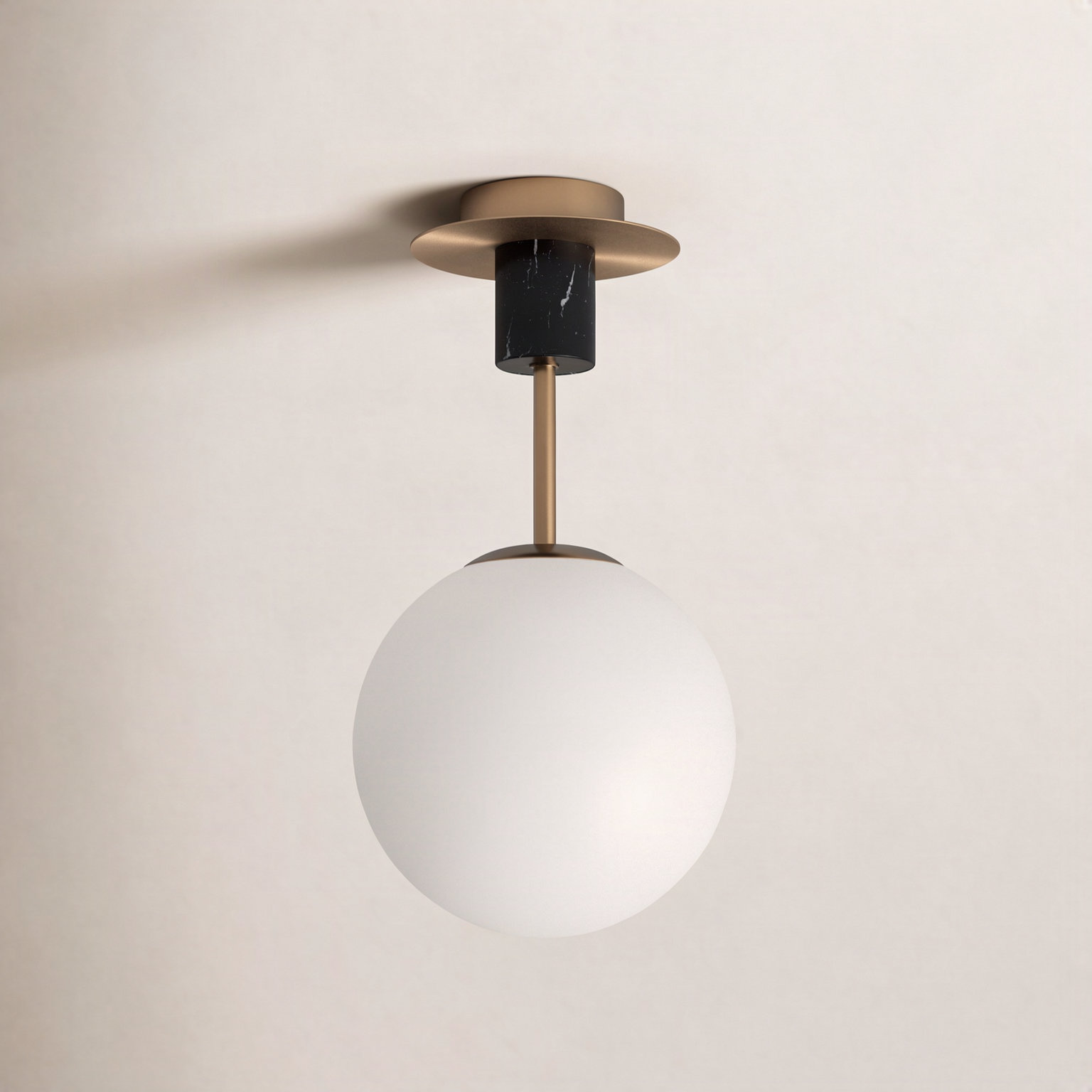 Drake Single Light Semi Flush Mount