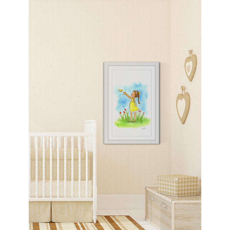 Harrlet Bee Framed Print, 36" H x 24" W x 1.5" D