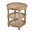 Table basse ronde à 2 niveaux