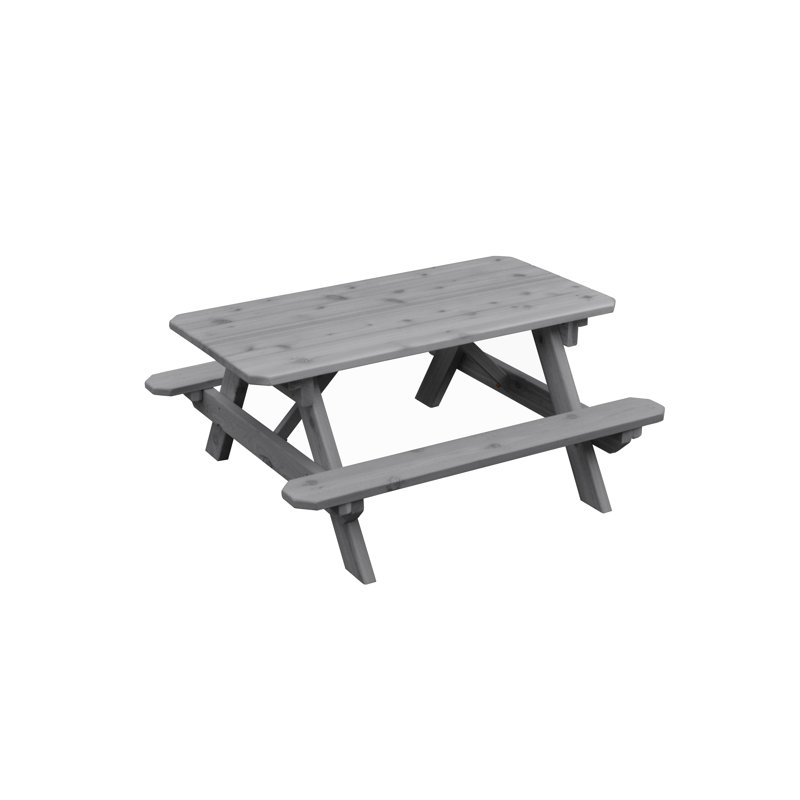 Table de pique-nique Boney Kids, Teinture grise