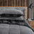 Eddie Bauer Cabin Plaid Micro Suede/Sherpa Reversible Grey Comforter Set-101503793
