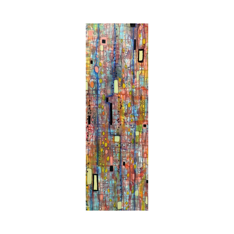 Nervures by Sylvie Demers - Wrapped Canvas Painting, 121.92 cm H x 40.64 cm W x 3.175 cm D